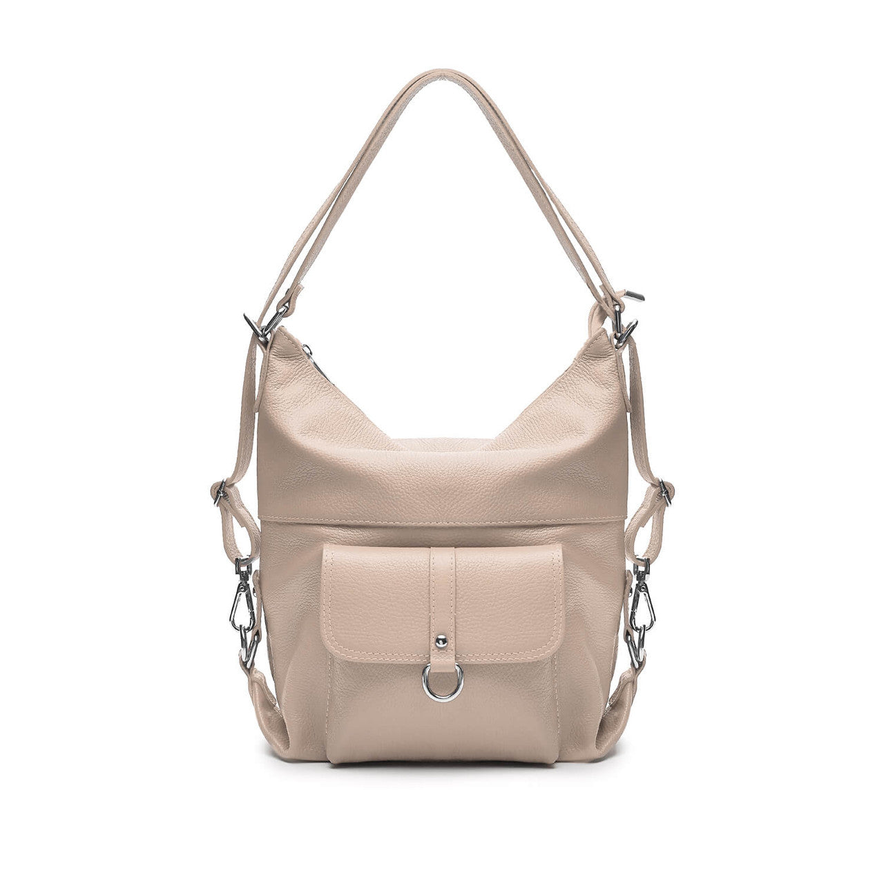v-SPARKY Leather Bag Convertible to Backpack