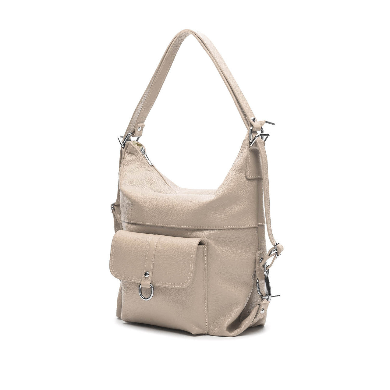 v-SPARKY Leather Bag Convertible to Backpack
