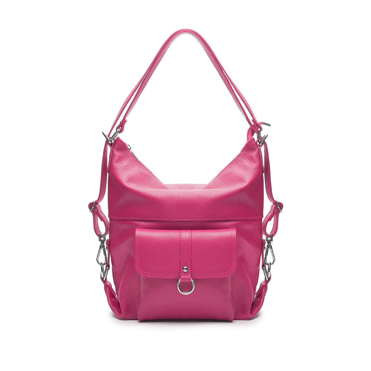 v-SPARKY Leather Bag Convertible to Backpack