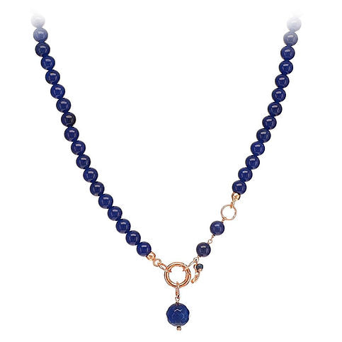 Collana Easy - agata blu zaffiro