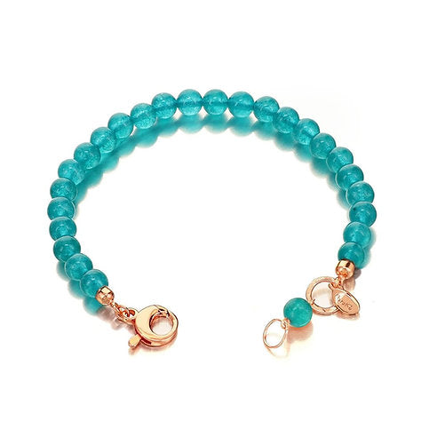 Collana Easy - giada verde acqua