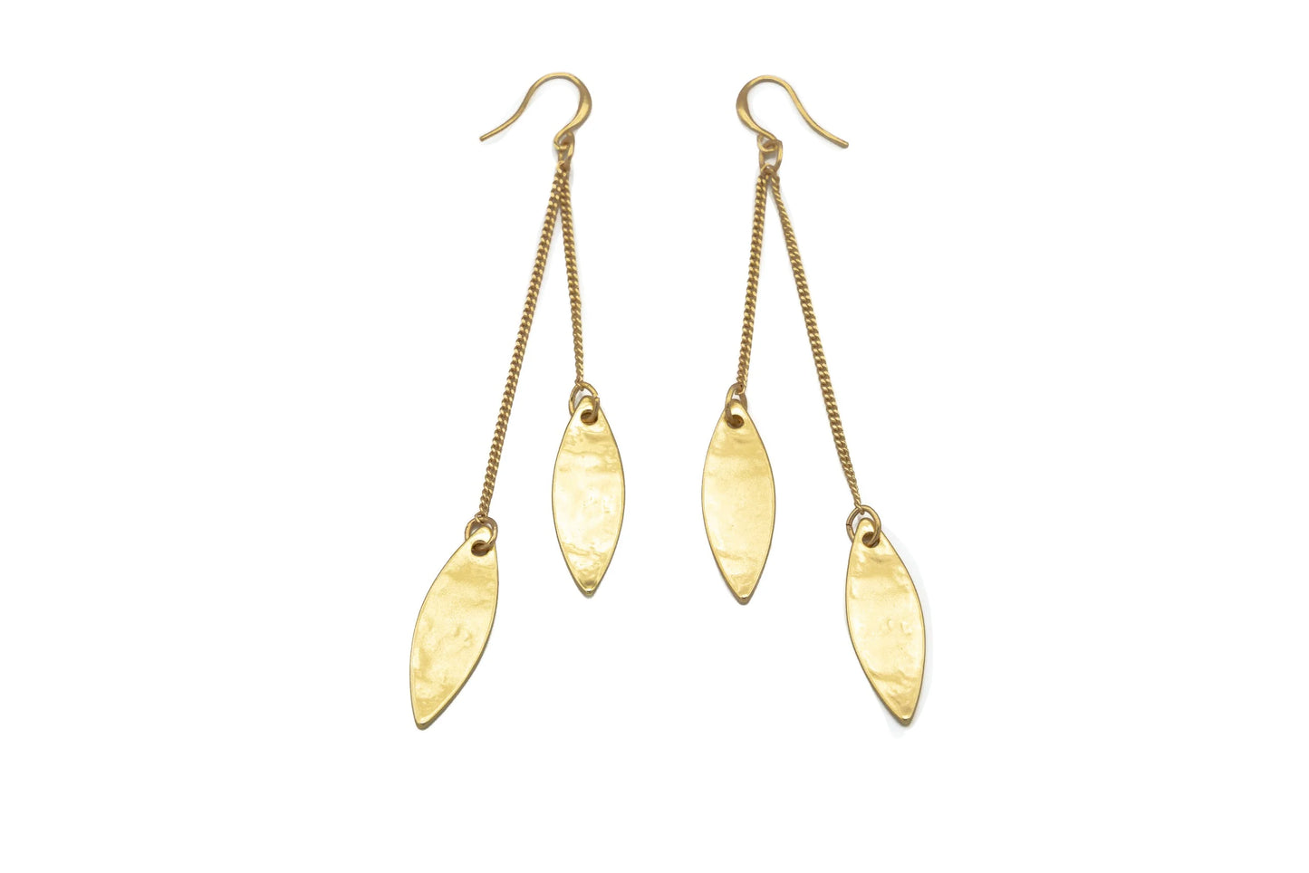 u-Leaf Drop Earrings