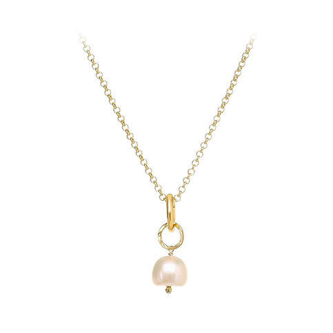 Catena Fantasy oro con perla