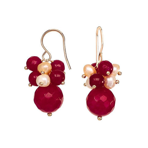 Orecchini Armony - agata ruby