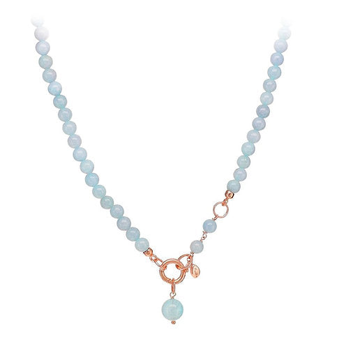 Easy Necklace - Aquamarine Milk