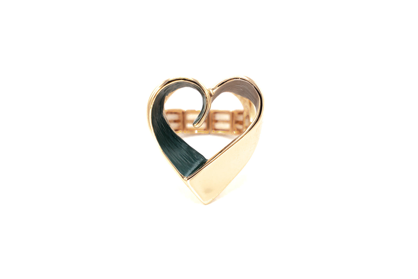 Anello zama cuore aperto